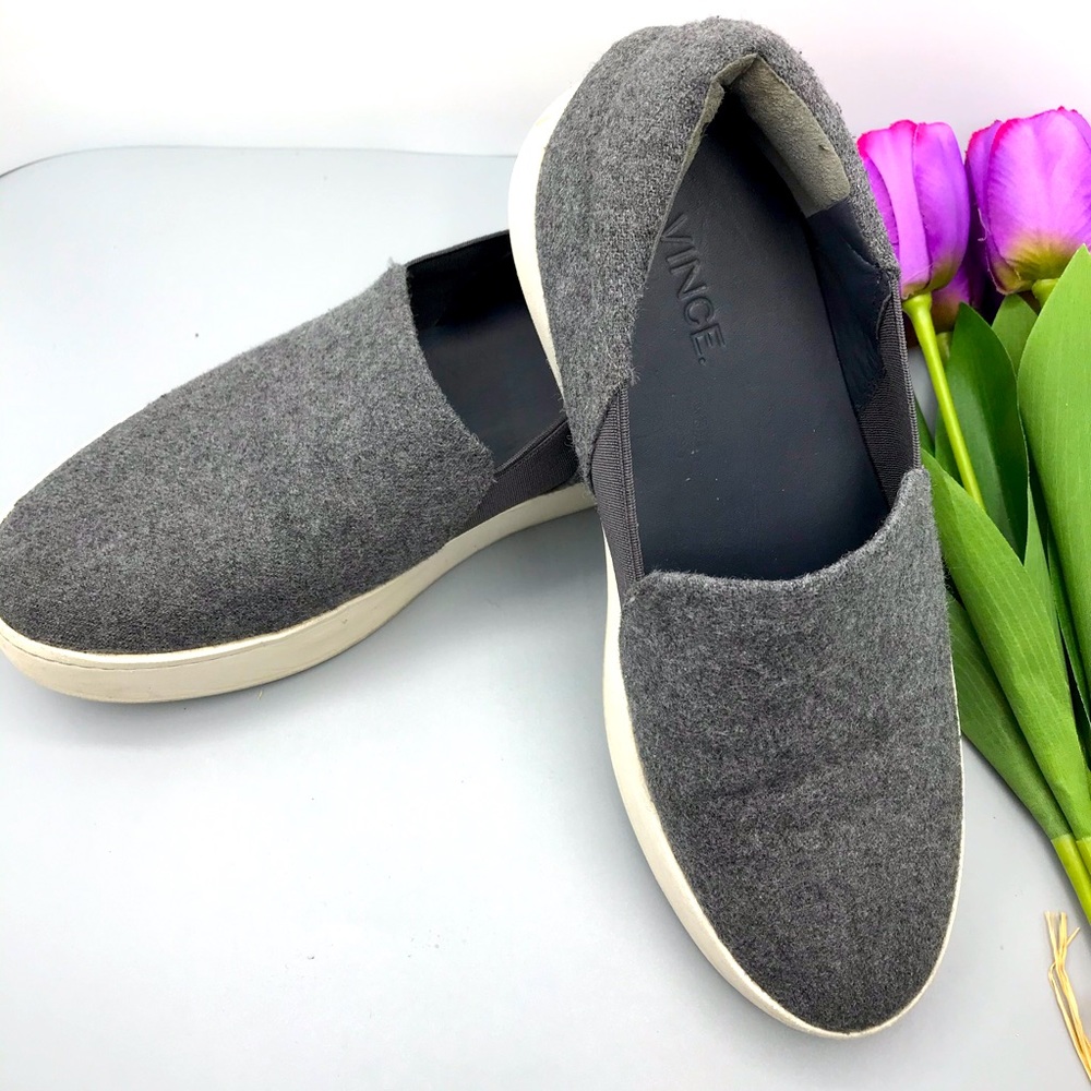 Vince slip on sneakers grey size 7.5M